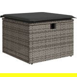 vidaXL 4-dijelni set vrtnih sofa od poliratana s jastucima sivi | shoptok.hr