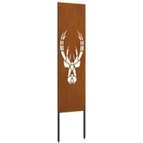 vidaXL Dekorativna ploča za vrt Rđa 32 x 140 cm | shoptok.hr