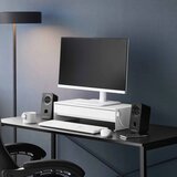 YAMAZAKI Belo kovinsko stojalo za monitor Tower – | Shoptok.si