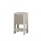 Hanah home noćni stočić ema white light mocha | Eponuda.com