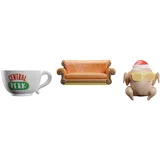 SET 3 BOŽIČNIH OKRASKOV -PURAN, KAVČ IN SKODELICA CENTRAL PERK, (21241250)