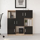  Komoda s ladicama 119x121,8x37,6 cm Hrast-Crna Cijene