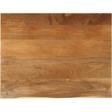 vidaXL Mizna plošča z naravnim robom 110x80x2,5 cm trden mangov les | Shoptok.si