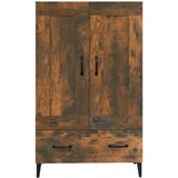  Visoka omarica dimljeni hrast 70x31x115 cm inženirski les, (20654286) | Shoptok.si
