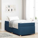  Krevetna konstrukcija s madracem Plava 90 x 190 cm tkanina | shoptok.hr