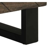  Noćni ormarići 2 kom crni 40x33x46 cm od masivnog drva manga | shoptok.hr