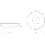 noo.ma Metalna ukrasna posuda ø 26 cm Vilu – | shoptok.hr