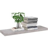 vidaXL plutajuće zidne police 4 kom boja betona 80 x 23,5 x 3,8 cm MDF | shoptok.hr