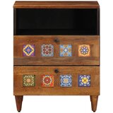  Noćni ormar Smeđa 50 x 33 x 62 cm Čvrsto drvo manga | shoptok.hr