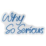 WALLXPERT dekorativna plastična led rasveta why so serious blue | ePonuda.com