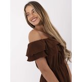 Italy Moda Jumpsuit-MI-KO-A5050.65-brown | Shoptok.si