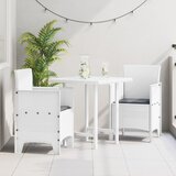 vidaXL Vrtni stol Set 2 Bela, Antracit Polipropilen, Poliester Srednja | Shoptok.si