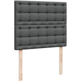  Krevet s oprugama i madracem tamnosivi 120 x 200 cm od tkanine | shoptok.hr