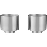 Blomus Skodelice v kompletu z dvojno steno 2 ks iz nerjavečega jekla v srebrni barvi Makoto Steel – | Shoptok.si