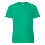 Fruit Of The Loom Zielona koszulka męska Iconic 195 Ringspun Premium | shoptok.hr