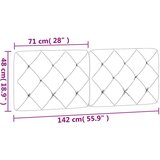 vidaXL Jastuk za uzglavlje plavi 140 cm baršunasti | shoptok.hr