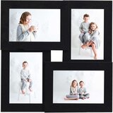 vidaXL Okvir za 4 fotografije (13 x 18 cm) crni MDF Cijene