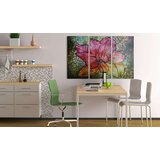  Slika - A rainbow-hued abstract flower 120x80 | shoptok.hr