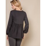 Premium Blouse ONE with wide frill black | Eponuda.ba