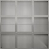  Vrtna saksija Srebrna 100 x 100 x 50 cm Nehrđajući čelik | shoptok.hr