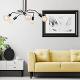 LAMKUR Crna stropna svjetiljka 59x59 cm Domino – | shoptok.hr