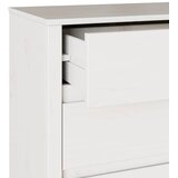 Komoda Drammen Bijelo 76,5 x 40 x 91 cm Čvrsto borovo drvo | shoptok.hr