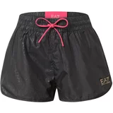 Ea7 Emporio Armani Športne hlače roza / črna