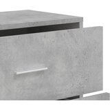 Komoda 2 kom siva boja betona 60x31x84 cm konstruiranog drva | shoptok.hr