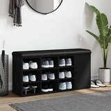  Klupa za cipele crna 102 x 32 x 50 cm od konstruiranog drva | Eponuda.ba