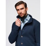 Ombre Men's button-down sweatshirt with collar - navy blue | Eponuda.ba