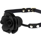 Kiotos Silicone Rose Gag Black Cene
