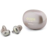 Guess OWS brezžične Bluetooth slušalke Metallic Finish Electroplated Parts Classic Logo - roza - GUTWSOL3MEGP | Shoptok.si