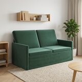 Kauč za dvoje Tamnozelena 150 x 81 x 82 cm Baršun | shoptok.hr