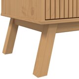  Komoda OLDEN bijelo-smeđa 114x43x73,5 cm od masivne borovine Bijela | shoptok.hr