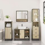 vidaXL 3-dijelni set kupaonskog namještaja boja hrasta sonome drveni | shoptok.hr