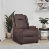 vidaXL Naslanjač rjavo umetno usnje | Shoptok.si