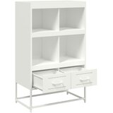  Visoka komoda bijela 68x39x111,5 cm od čelika | Eponuda.com