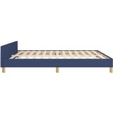  Za krevet s uzglavljem plavi 180 x 200 cm od tkanine | shoptok.hr