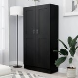 Ormarić za knjige crni 82,5 x 30,5 x 150 cm konstruirano drvo | Eponuda.com