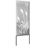  Privatnost u vrtu Srebrno 50 x 140 cm Nehrđajući čelik | shoptok.hr