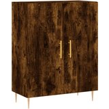 Maison Chic Komoda - Predalnik dimljeni hrast 69,5x34x90 cm inženirski les, (21718191) | Shoptok.si