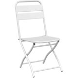  Sklopiva stolica za vrt 2 pcs Bijelo 42 x 52 x 82cm | shoptok.hr