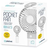 Platinet Punjivi ventilator sa powerbankom 4000 mAh/3,7V microUSB | Eponuda.com