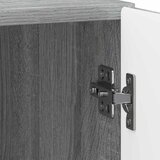  Noćni ormar Siva sonoma 43 x 34,5 x 50 cm Konstruirano drvo | shoptok.hr
