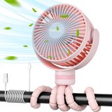Momcozy prenosni ventilator za voziček pink Cene