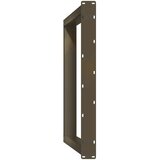  Noge za blagovaonski stol U-oblik 2 kom Prirodni čelik 100 x (72-73) cm Čelik | shoptok.hr