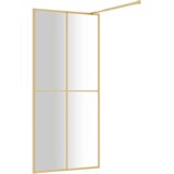  Stijenka za walk-in tuš sa staklom ESG zlatna 100 x 195 cm | Eponuda.ba