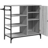  Kuhinjska kolica boja hrasta 87,5x38,5x84,5cm konstruirano drvo | shoptok.hr