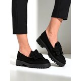 Resti Eco suede women's moccasins with a Floverse flower | ePonuda.com