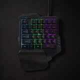 Nedis GKBDS110BK - LED RGB jednoručna gejmerska tastatura 5V | Eponuda.com